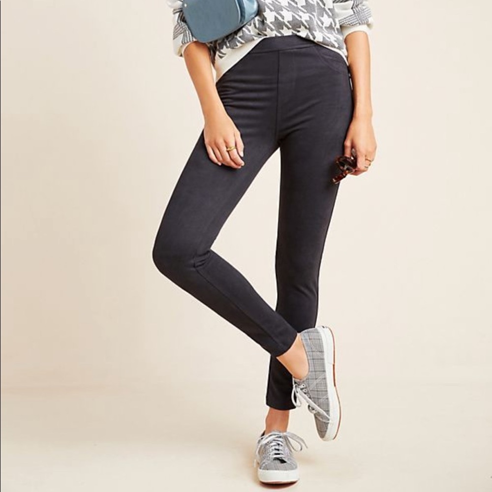 Anthropologie Sanctuary Mona suede leggings